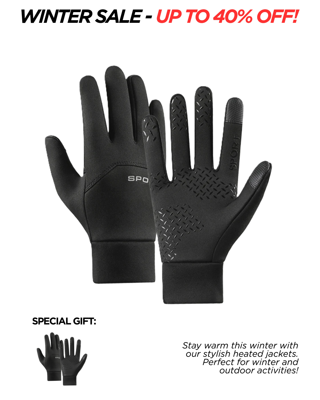 NorthEdge Winter Waterproof Gloves